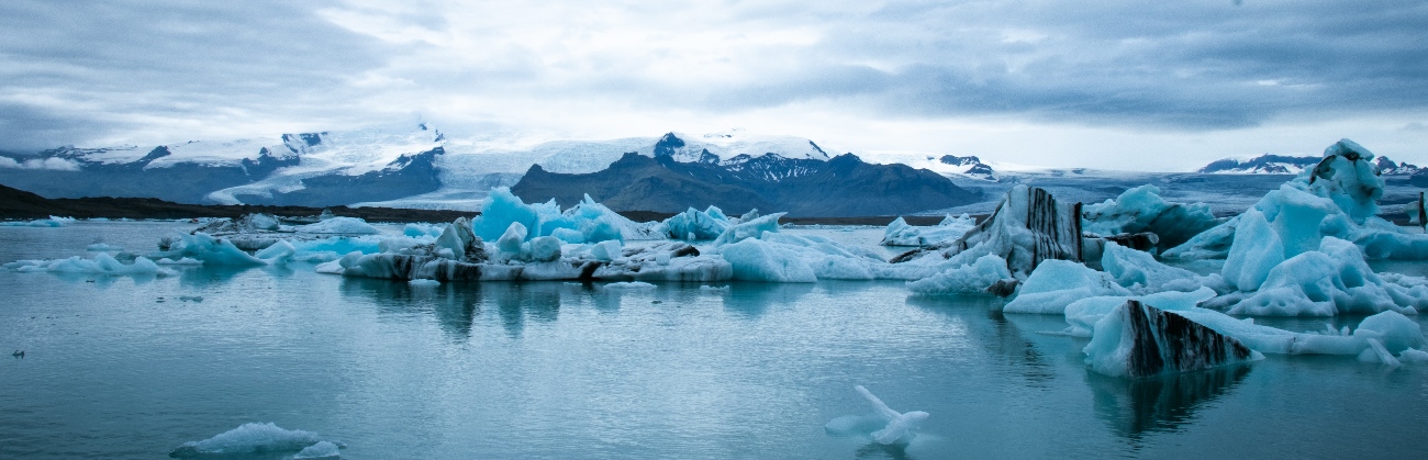 arctic melting glacier
